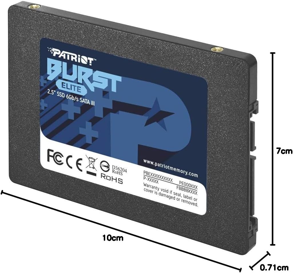 Patriot Burst Elite SATA 3 480GB/240GB/1TB SSD 2.5 Patriot Burst Elite SATA 3 480GB/240GB/1TB SSD 2.5